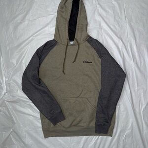 Columbia Men's Olive and Charcoal Hoodie